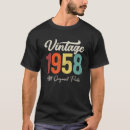 Recherche de vintage 1958 tshirts Fête