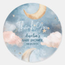 Recherche de lune rose autocollants Garçon ou fille