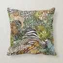 Recherche de tigre abstrait coussins Moderne