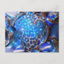 Recherche de coquille de tortue cartes postales Aquarelle