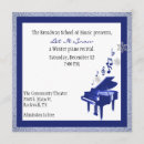 Recherche de école de musique invitations Bleu