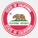 Recherche de drapeau de la californie autocollants Travel