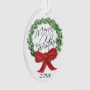 Recherche de wreath ornements Joyeux noël