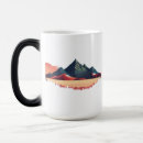 Recherche de sommet de montagne tasses Minimaliste