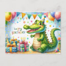 Recherche de alligators vœux cartes Pour enfants