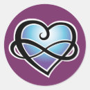 Zoek naar oneindigheid stickers Hart