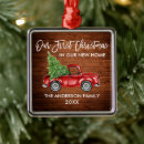 Zoek naar vrachtwagen kerstdecoratie Onze eerste kerst