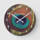 Recherche de paon horloges Élégant