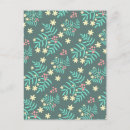 Recherche de motif botanique cartes postales Feuilles