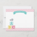 Recherche de alphabet vœux cartes Baby shower