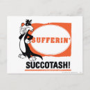 Recherche de sylvester cartes postales Looney tune caractère
