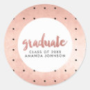 Recherche de rose gold graduation autocollants Feuille d'or rose