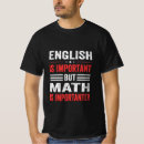 Recherche de anglais tshirts Humour