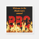 Recherche de flammes chaudes serviettes Barbecue
