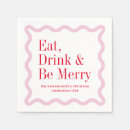 Zoek naar eet servetten Drink eten is vrolijk