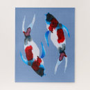 Recherche de carpe koi puzzles Japonaise