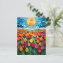 Recherche de couleur vibrante cartes postales Floral