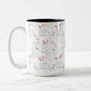 Recherche de le lapin blanc tasses Motif