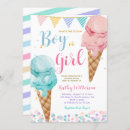 Recherche de pastel gender reveal invitations Il ou elle
