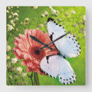 Recherche de murale de papillon horloges Pour elle