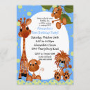 Recherche de ęr de safari anniversaire invitations Girafe
