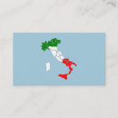 Zoek naar italiaanse vlag visitekaartjes Rood