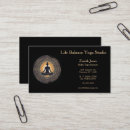 Recherche de studio cartes visite Professeur de yoga