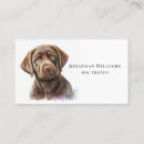 Recherche de comportement cartes visite Dog