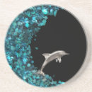 Recherche de dauphin dessous de verres Vague