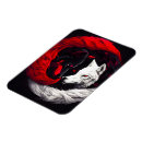 Recherche de lune de loup magnets Animal