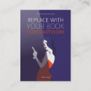 Zoek naar dekking visitekaartjes Schrijver