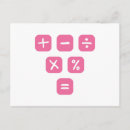 Recherche de symboles mathématiques cartes postales Enseignant