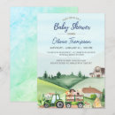 Recherche de tracteur vert invitations Animaux de la ferme