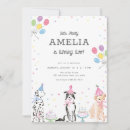 Recherche de de chiots anniversaire invitations Laisse pawty