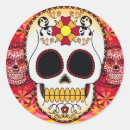 Recherche de mort autocollants Dia de los muertos
