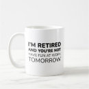 Recherche de pensionné tasses Drôle