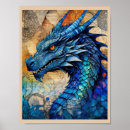 Zoek naar blauwe draak posters Afbeelding