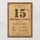 Recherche de bois vintage invitations Quinceañera