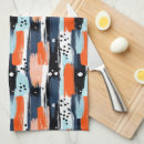 Zoek naar blauwe stippen keuken handdoeken Abstract