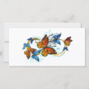 Recherche de papillon bleu morpho vœux cartes Coloré