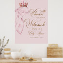 Zoek naar prinses baby shower posters Elegant