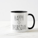 Recherche de jour de la semaine tasses Pour elle