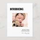 Recherche de nouveaux parents cartes postales Nouveau bébé