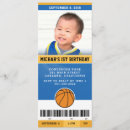 Recherche de sports ticket invitations Basket