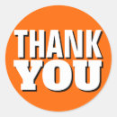 Recherche de orange blanc autocollants Merci