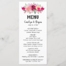 Recherche de floral menu mariage menus Élégant