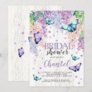 Recherche de lilac bridal shower invitations Élégant floral moderne