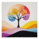 Recherche de arbres colorés posters Unique