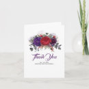 Recherche de rouge foncé vœux cartes Floral