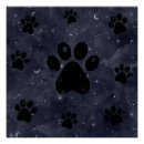 Recherche de lune et étoiles posters Bleu